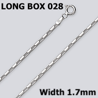 Long Box 028 Sterling Silver
